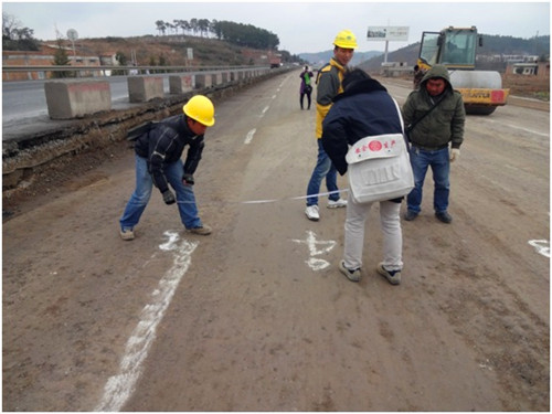 麻昭高速公路項目D4-2工區(qū)已完工路基順利通過轉序驗收