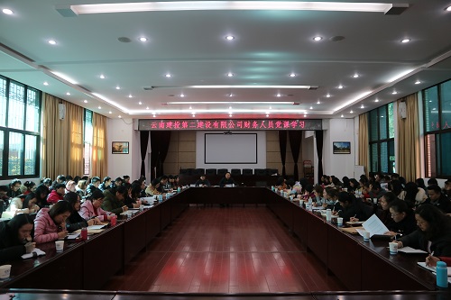 公司舉行財務人員黨課學習暨財務業(yè)務會