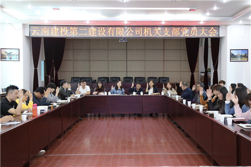 機(jī)關(guān)黨支部召開支部黨員大會(huì)