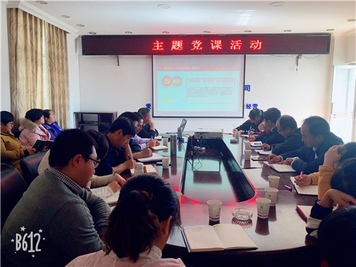 公司領(lǐng)導(dǎo)到基層黨支部講黨課